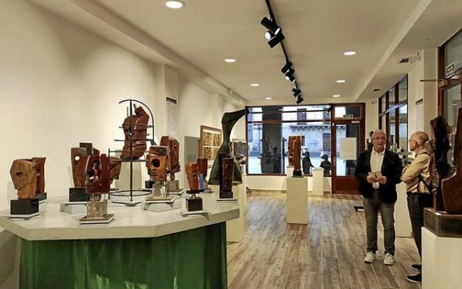 La nueva sala de muestras con obras de Burruntxali. Foto: N.G.