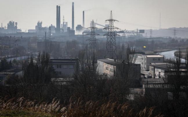 La acería Azovstal, en Mariúpol.