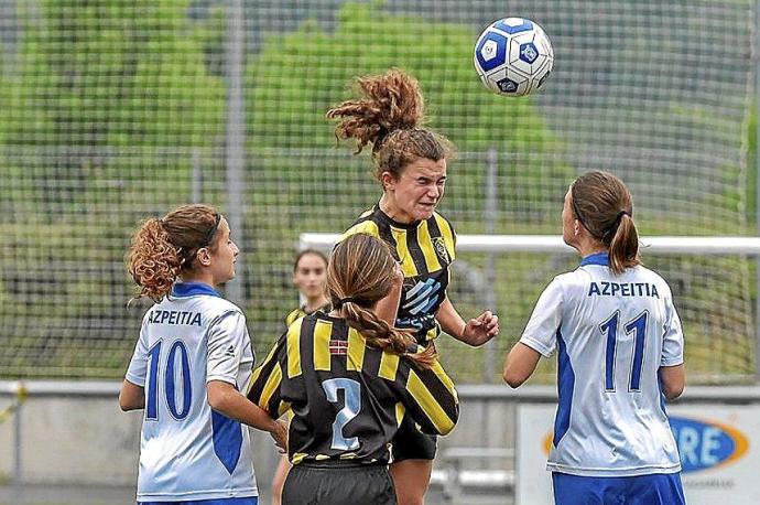 Jugadoras del Lagun Onak en un partido reciente. Foto: Otola