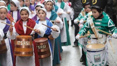 La tamborrada infantil de Azpeitia se pospone hasta que mejore la situación