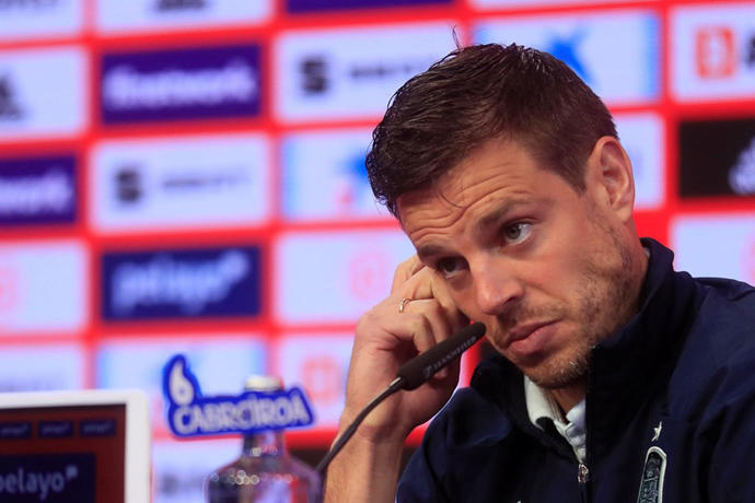 César Azpilicueta, durante la rueda de prensa