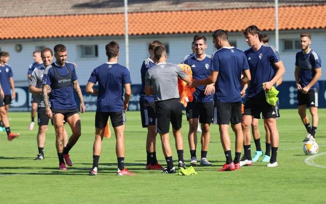 Entrenamiento de Osasuna en la pretemporada de la temporada 21/22 Entrenamiento de Osasuna en la pretemporada de la temporada 21/22