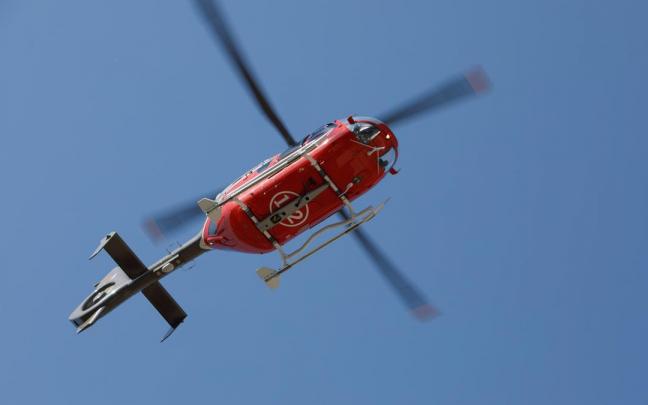 Un helicóptero de Protección Civil.