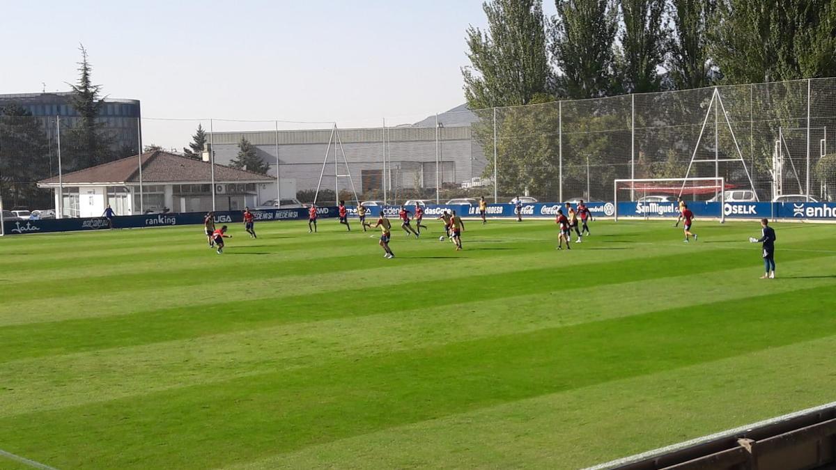 Osasuna ya prepara la visita del viernes del Valencia