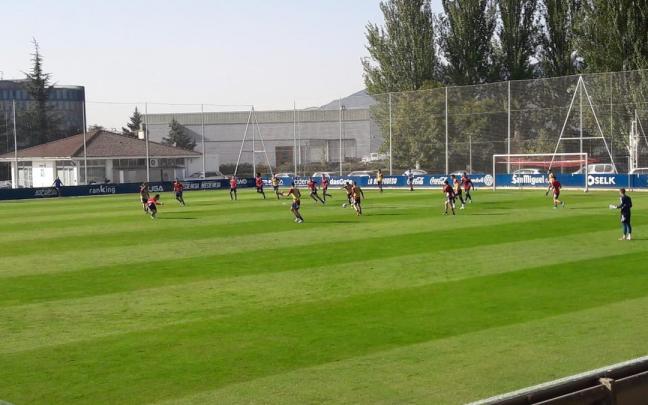 Osasuna ya prepara la visita del viernes del Valencia