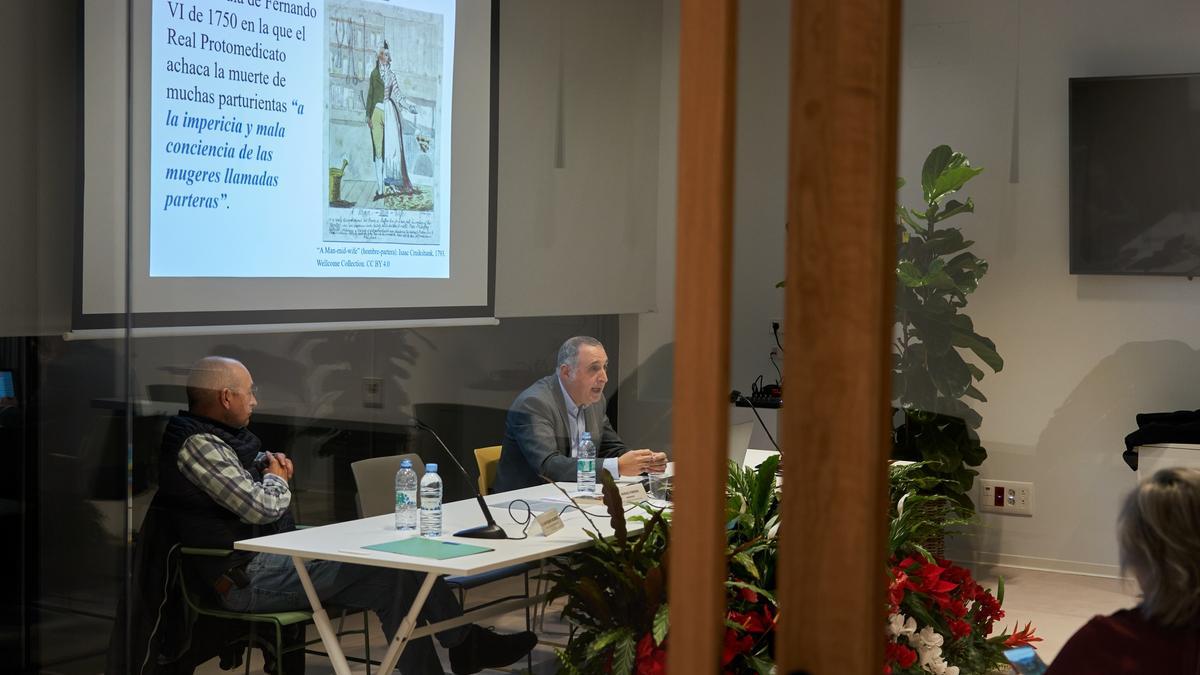 Ferreiro y Lezaun en la presentación.