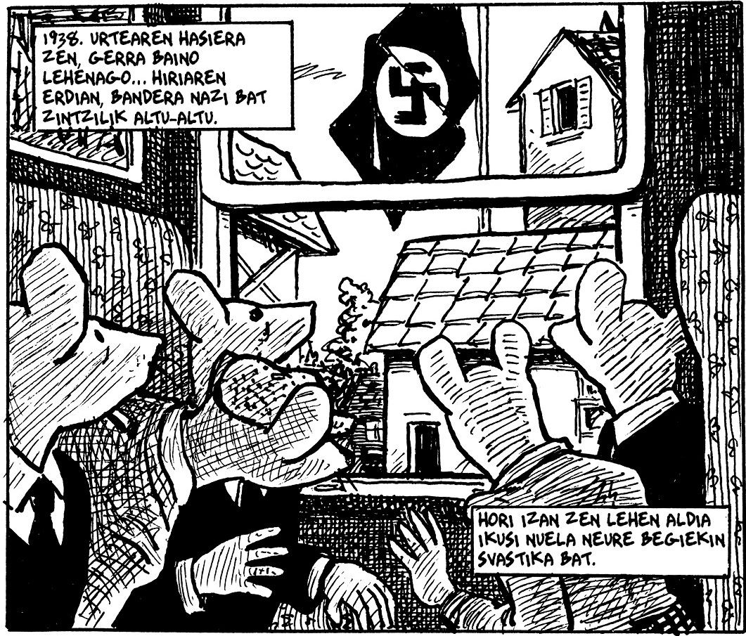 Art Spiegelmanek kalitatearen goia jo zuen 'Maus'-ekin.