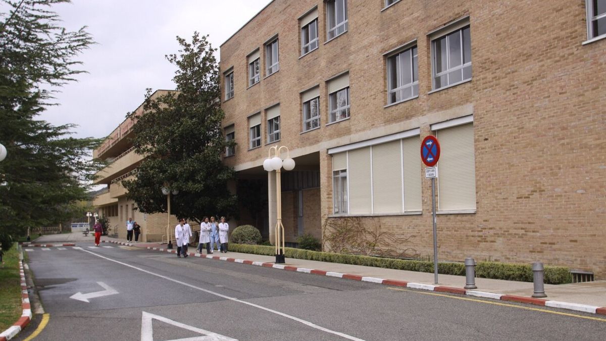 Hospital García Orcoyen, donde los médicos realizan análisis