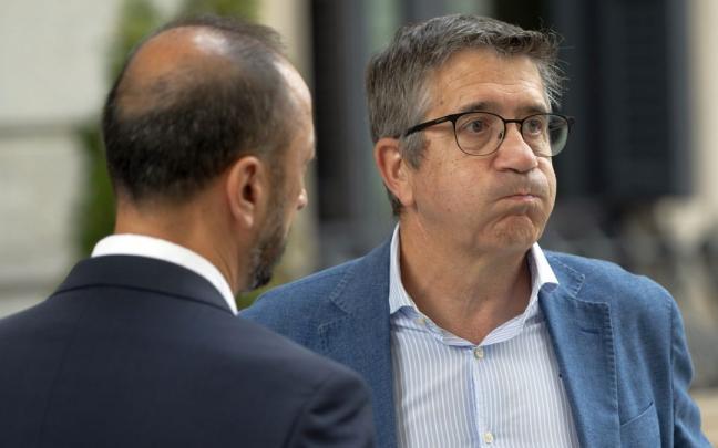 Patxi López, ayer jueves en el Congreso. Patxi López, ayer jueves en el Congreso.