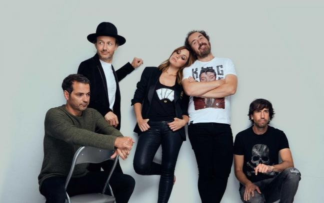 Componentes del grupo "La Oreja de Van Gogh"