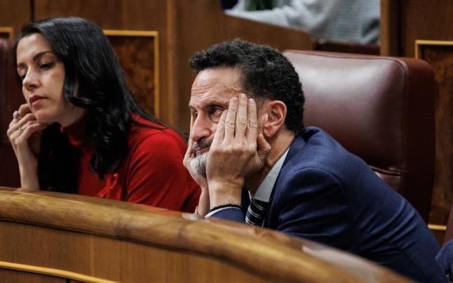Edmundo Bal, junto a Inés Arrimadas en el Congreso.