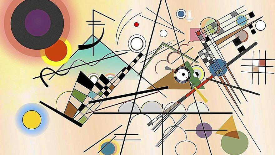 Las formas geométricas de Kandinsky son parte de su esencia y personalidad.