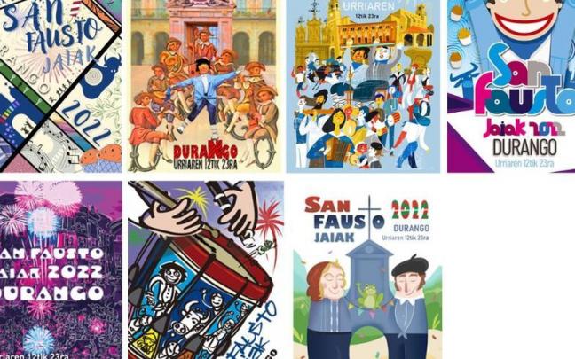 Durango podr&aacute; votar hasta el viernes el cartel ganador de los pr&oacute;ximos Sanfaustos