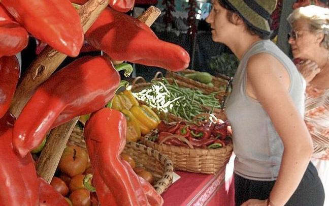 Feria de productos ecológicos.