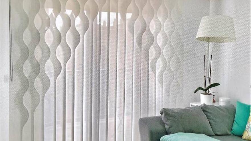 Cortina para ambientes en vanguardia.