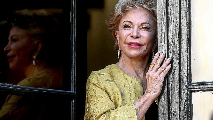 Isabel Allende en 2019 antes de recibir el Premio Internacional de Novel Histórica Barcino.