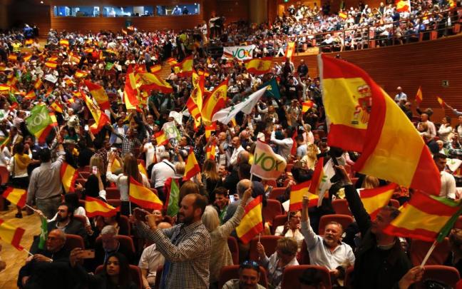 Imagen de un acto de Vox en Granada.