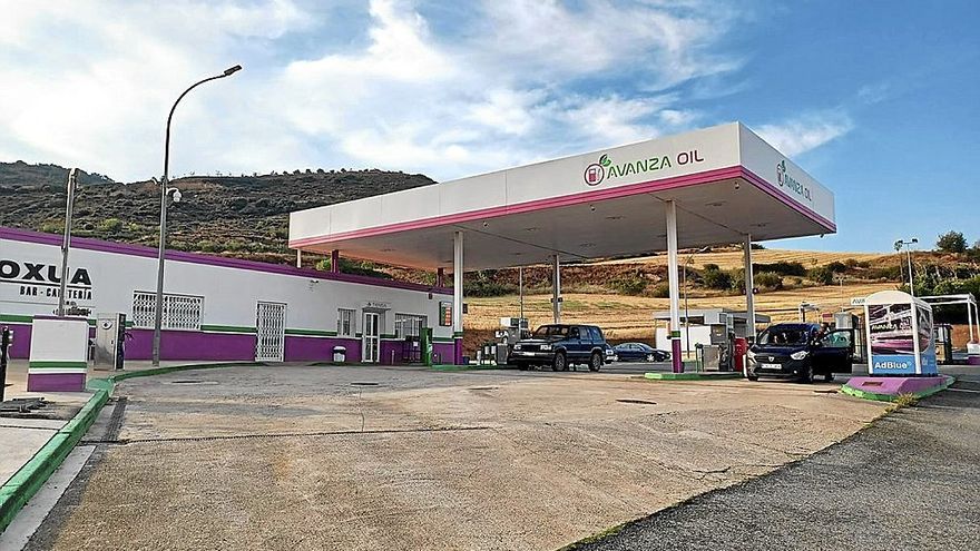 Gasolinera de Morentin en la que sucedió la historia.