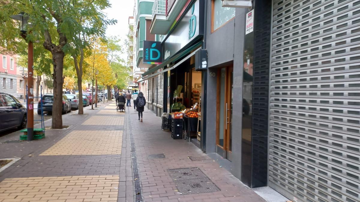 Calle Olaguíbel de Vitoria.