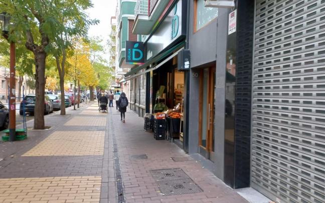 Calle Olaguíbel de Vitoria.