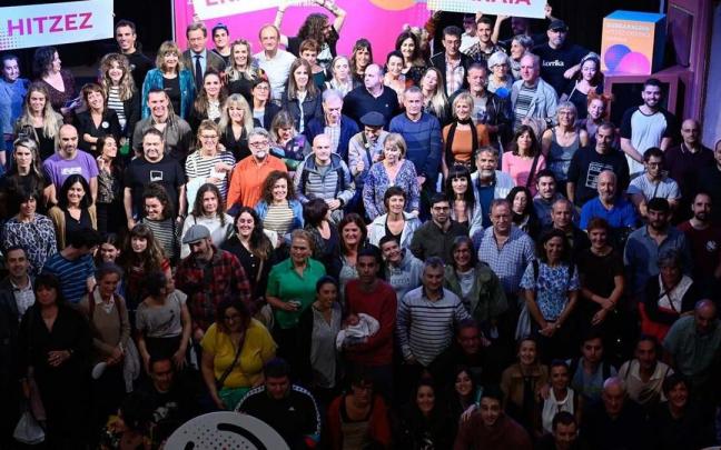 Asistentes a la presentación de Euskaraldia