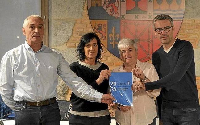 Representantes del PSE y PNV en la presentación de la propuesta de presupuestos de 2023. | FOTO: N.G. Representantes del PSE y PNV en la presentación de la propuesta de presupuestos de 2023. | FOTO: N.G.