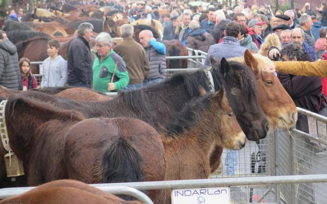 Gran ambiente en la feria de Santa Lucía en Urretxu y Zumarraga Gran ambiente en la feria de Santa Lucía en Urretxu y Zumarraga