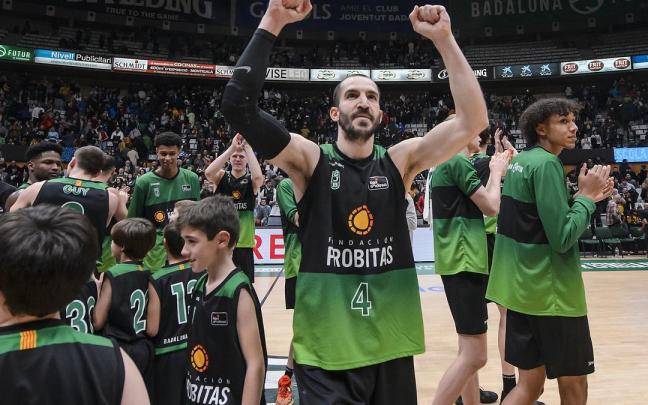 Ribas celebra una victoria de su equipo esta temporada Ribas celebra una victoria de su equipo esta temporada