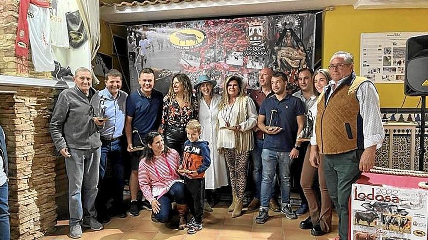 El mejor toro con soga de fiestas de Lodosa fue el de Enrique Domínguez