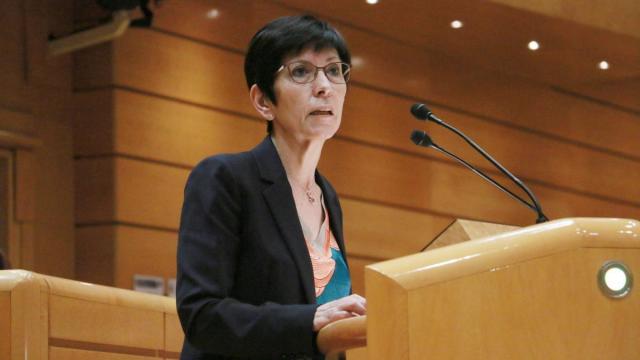 La portavoz del PNV en el Senado, Estefanía Beltrán de Heredia