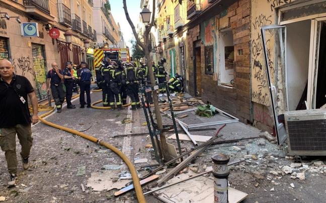 Explosión en una vivienda en Malasaña