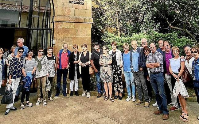 Miembros de la asociaci&oacute;n, dirigida a mayores de 55 a&ntilde;os, en la sesi&oacute;n celebrada el mi&eacute;rcoles en O&ntilde;ati.