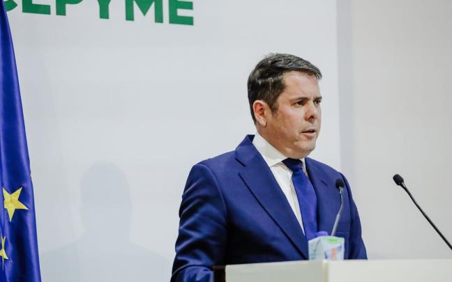 El presidente de Cepyme y vicepresidente de la CEOE, Gerardo Cuerva.