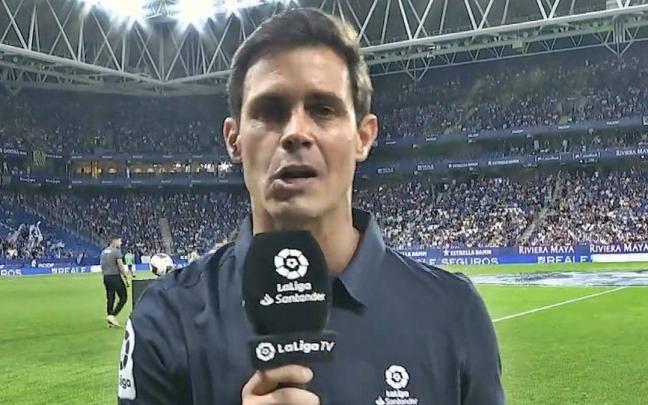 Edu Aguirre debuta como comentarista de LaLiga.