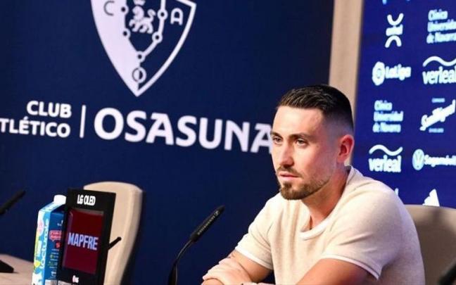 Moi G&oacute;mez, durante la rueda de prensa.