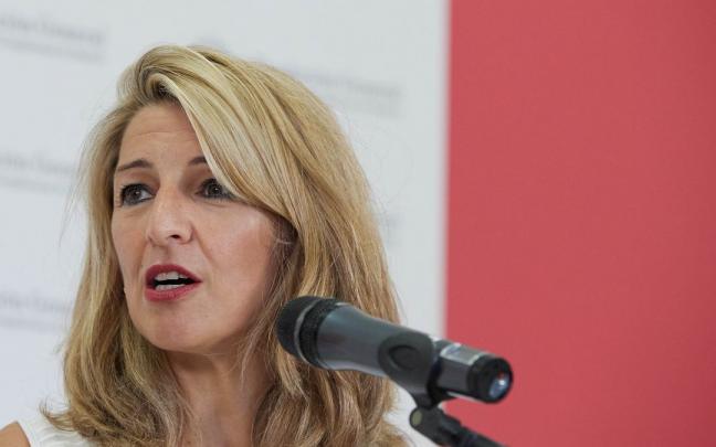 La vicepresidenta segunda, Yolanda D&iacute;az.