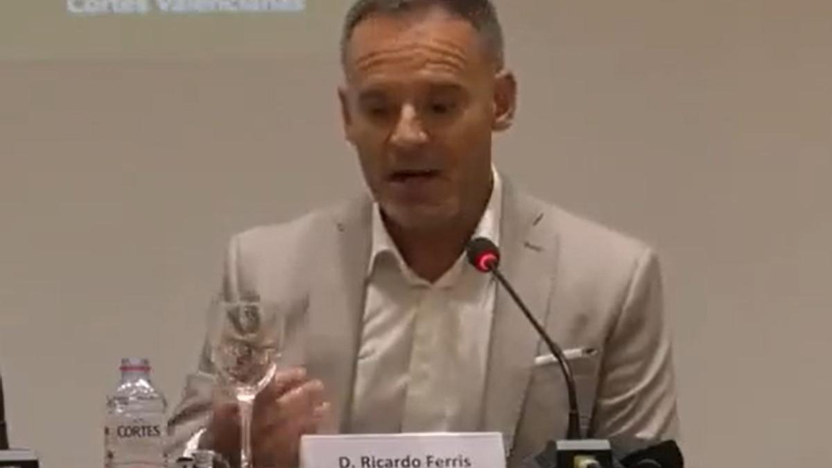 Ricardo Ferris en el acto.