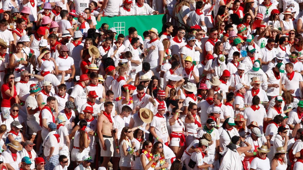 Ambiente en la Plaza de Toros el día 8 de julio