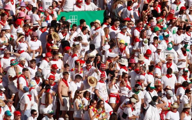 Ambiente en la Plaza de Toros el d&iacute;a 8 de julio