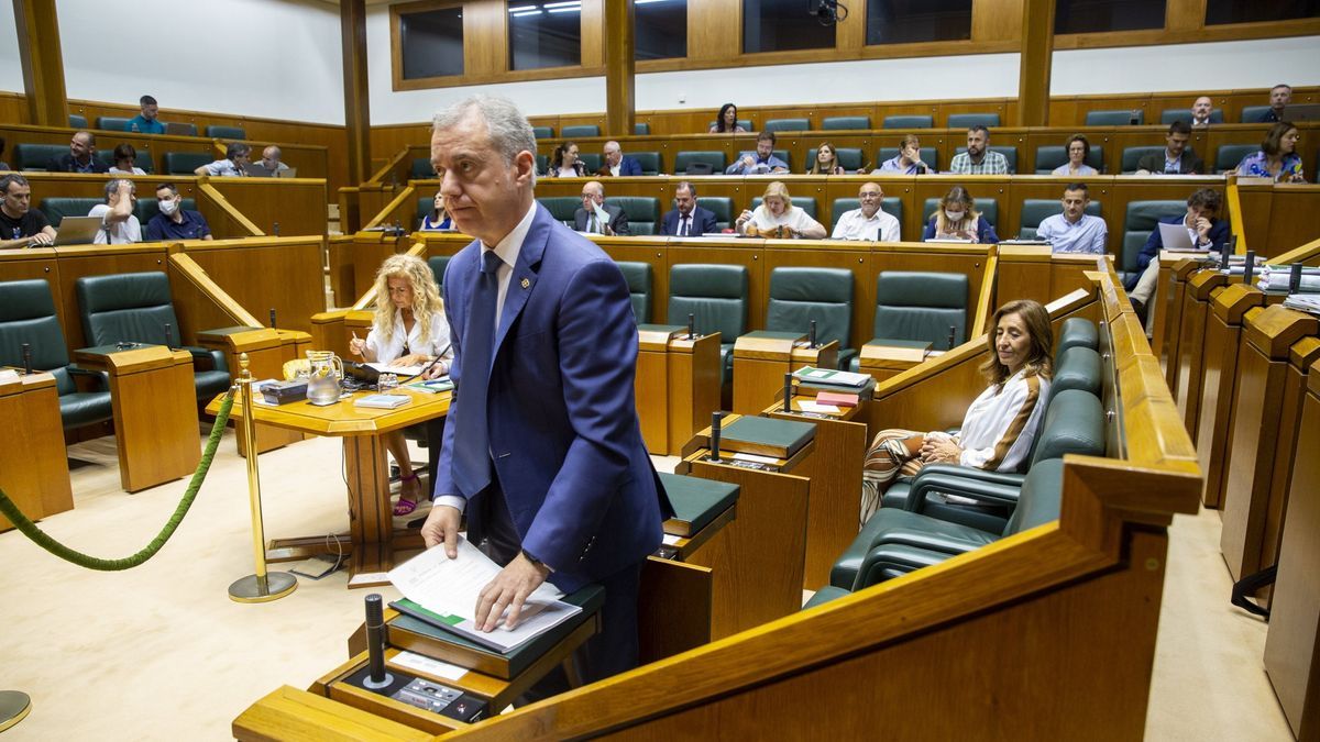 Iñigo Urkullu en el Parlamento Vasco