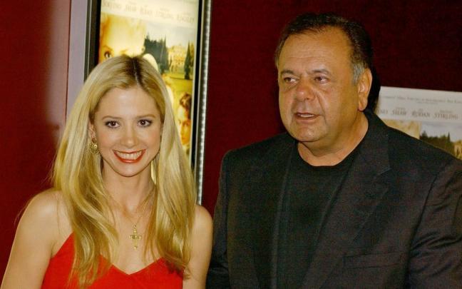 El actor Paul Sorvino junto a su hija Mira Sorvino.