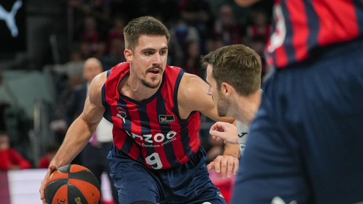 Marinkovic, durante el partido inaugural de la temporada contra el Unicaja