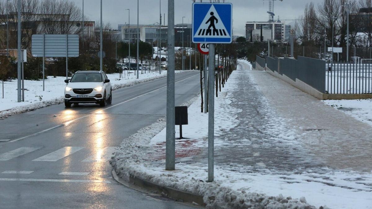 Avenida de la Unión Europea, que acoge trazado de carril bici.