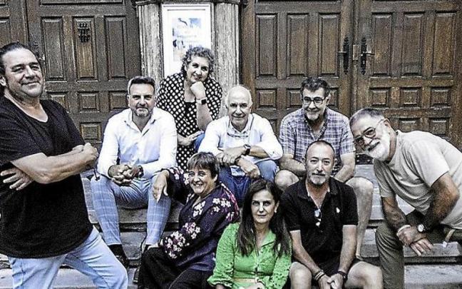 Algunos de los autores y de las creaciones que conforman el proyecto.