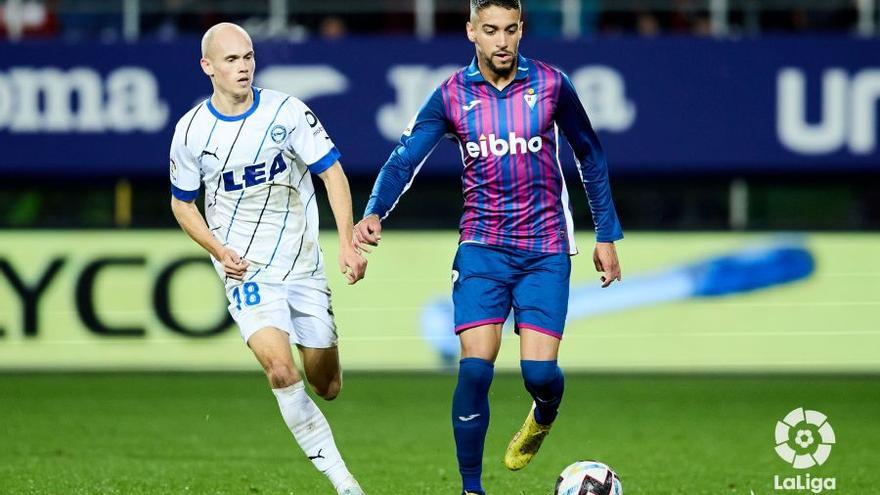 Imagen del Eibar-Alavés.