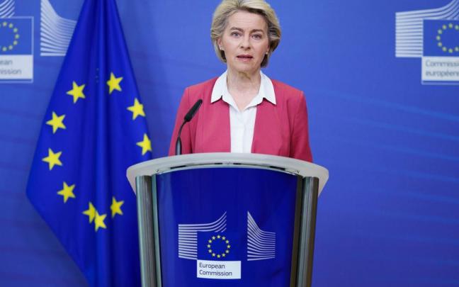 Presidenta de la Comisión Europea, Ursula von der Leyen. Presidenta de la Comisión Europea, Ursula von der Leyen.