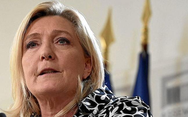 La líder francesa del partído Agrupación Nacional, Marine Le Pen. La líder francesa del partído Agrupación Nacional, Marine Le Pen.