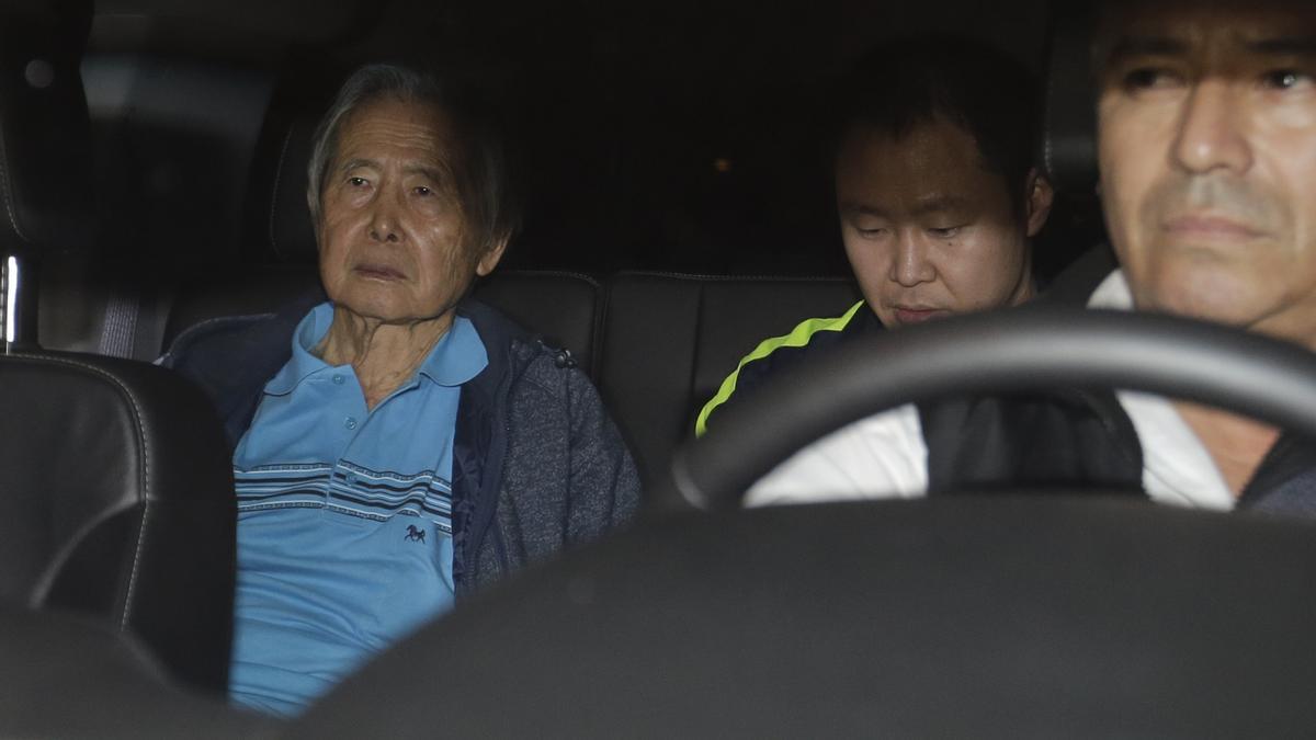 El ex mandatario peruano Alberto Fujimori