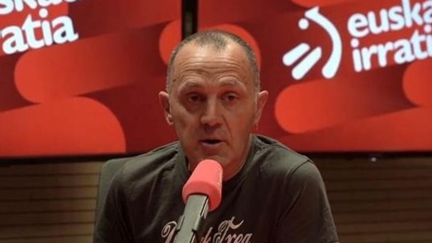 Unai Urruzuno durante una entrevista