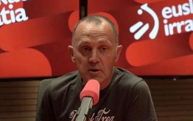 Unai Urruzuno durante una entrevista